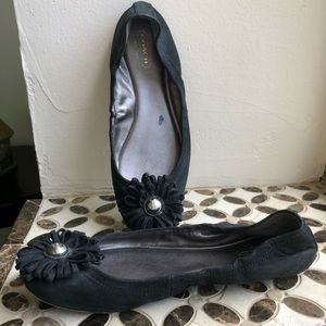 COACH Black Ballerina Flats